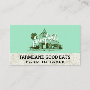 Farm Barn Hemodlad Visitkort