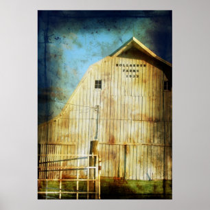 Farm Barn sedan 1933 Poster