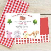 Farm Barnyard Baby Shower