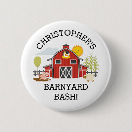 Farm Barnyard Birthday Old Macdonald Button Knapp