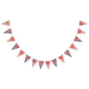 Farm Barnyard Grattis på födelsedagen Banner Bunti Vimplar