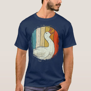 Farm Bird Goose Älskare Farmer Animal Retro Goose T Shirt