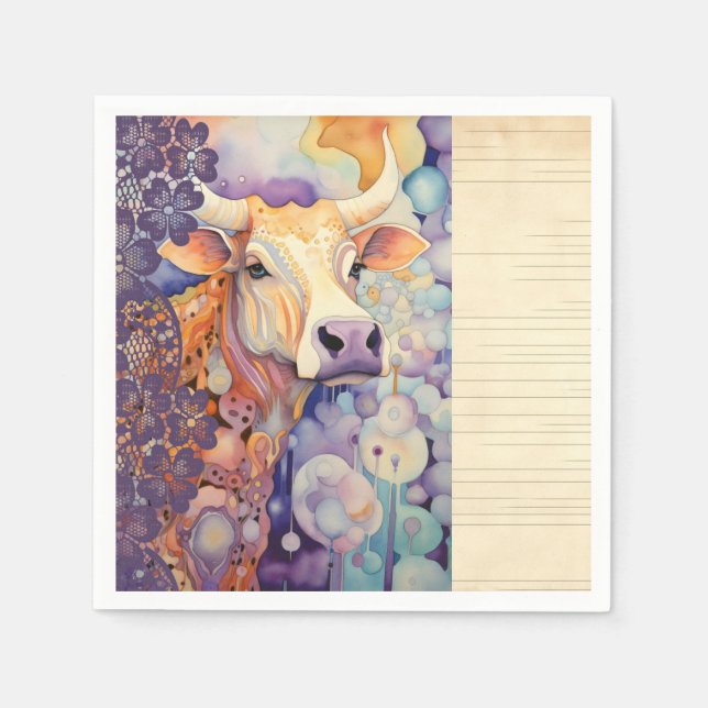 Farm Bröllop Pappersservett (Framsidan)