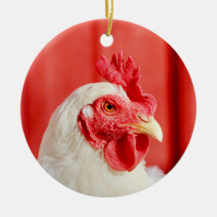 Farm Chicken Julgransprydnad Keramik