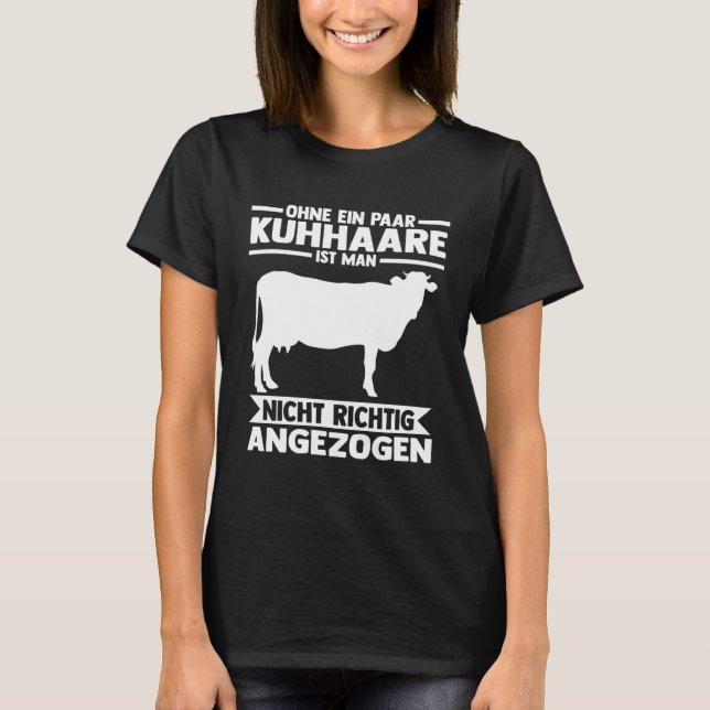 Farm Cow Willow Farmer Farmer Cow T Shirt (Framsida)