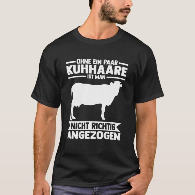 Farm Cow Willow Farmer Farmer Cow T Shirt (Framsida)