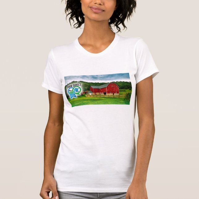 Farm Direct Minnesota Logotyp T-Shirt (Dam) (Framsida)