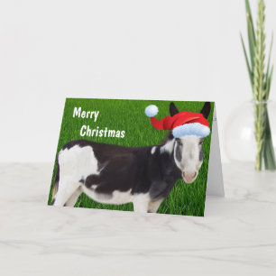 Farm Donkey God jul Helgkort