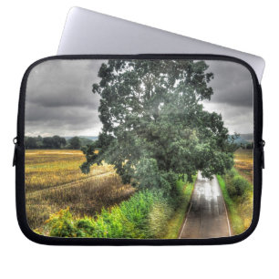 Farm Fält, Meadow, Pasture, Paddock Laptop Sleeve