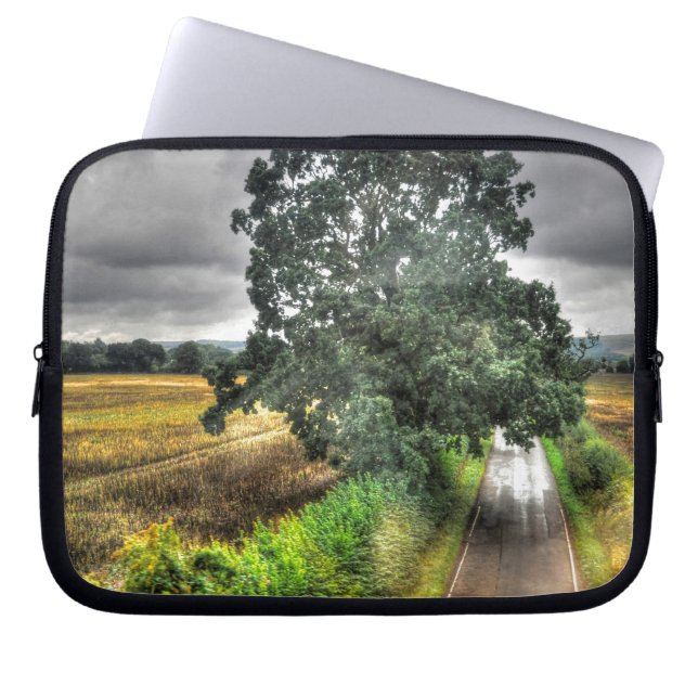 Farm Fält, Meadow, Pasture, Paddock Laptop Sleeve (Framsidan)