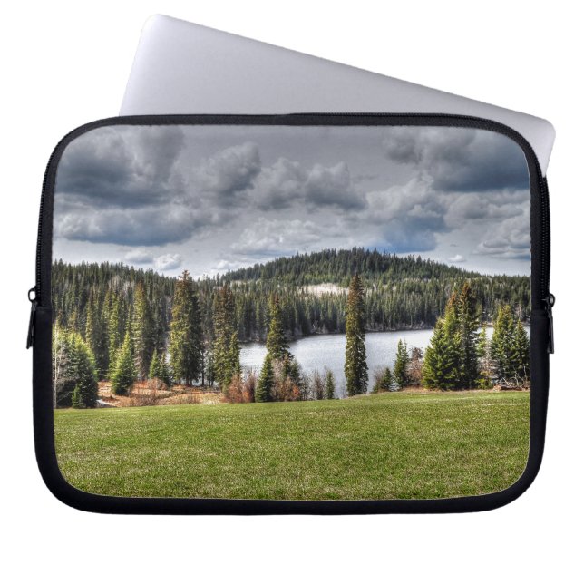 Farm Fält, Meadow, Pasture, Paddock Laptop Sleeve (Framsidan)