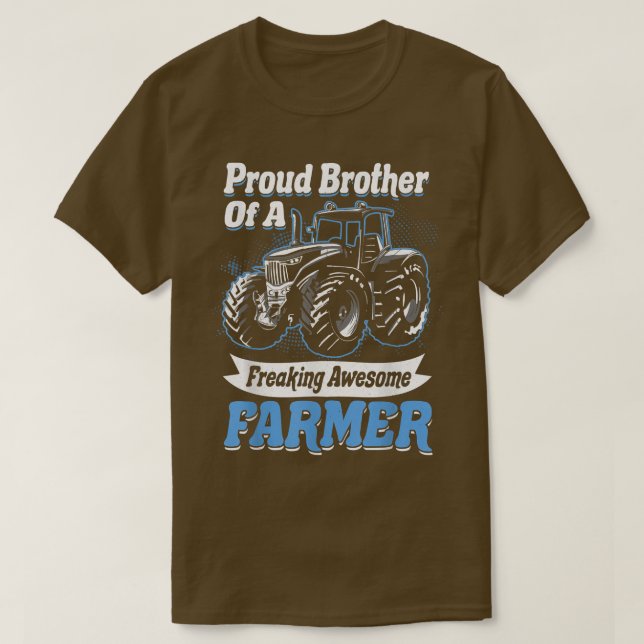 Farm Farm Tractor Agriculture Harvester Farmer T Shirt (Design framsida)
