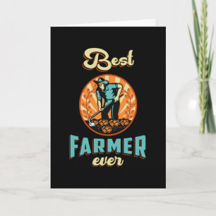 Farm Farmer Agriculture Farming Chicken Funny Gift Kort