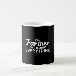 Farm Farmer Agriculture Farming Funny Tractor Gift Kaffemugg