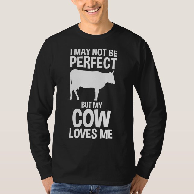 Farm Farmer Cow T Shirt (Framsida)