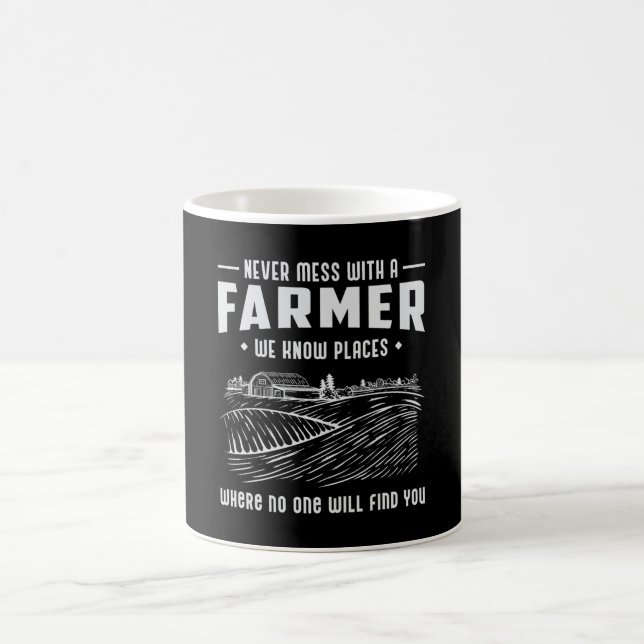 Farm Farmer Farming Agriculture Funny Tractor Gift Kaffemugg (Center)