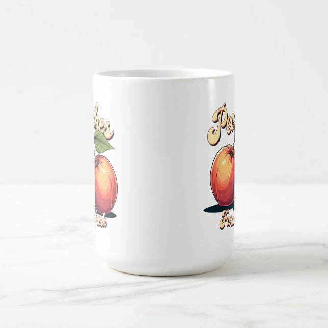 Farm Färska persikor Kaffe Mugg (Center)