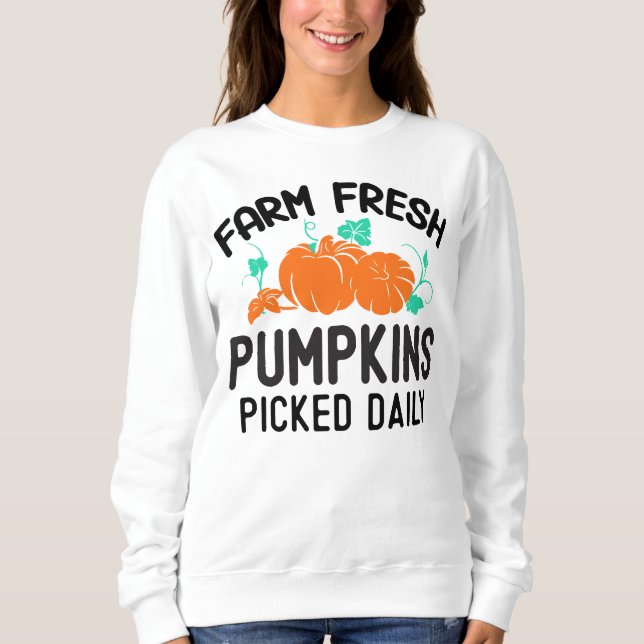 FARM FÄRSKA PUMPKINS PICKED DAILY T SHIRT (Framsida)