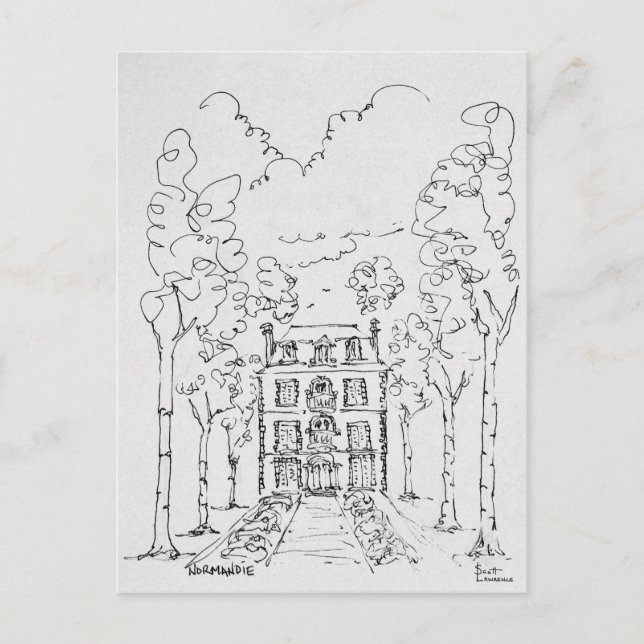 Farm för lantbruk | Normandie, Frankrike Vykort (Framsida)