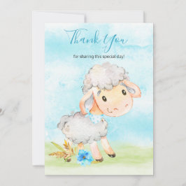 Farm för vattenfärgen Boy Sheep Tack Kort