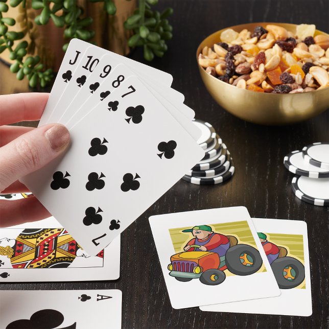 Farm Fordon i lantbrukarens drivtraktor Casinokort (Skapare uppladdad)