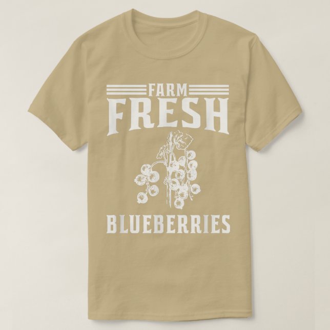Farm Fresh Bluebär Blueberry Farmer T Shirt (Design framsida)