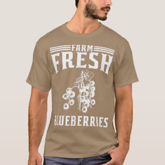 Farm Fresh Bluebär Blueberry Farmer T Shirt