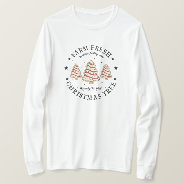 Farm Fresh Christmas Tree T Shirt (Design framsida)