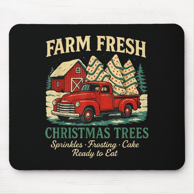 Farm Fresh Debbie Christmas Cake Retro Red Truck H Musmatta (Framsidan)