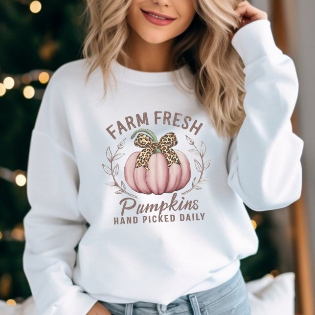 Farm Fresh Hand Pumpkins höstfall T Shirt (Skapare uppladdad)