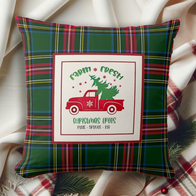 Farm Fresh Julgranar Classic Tartan Play Kudde (Skapare uppladdad)