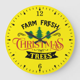 Farm Fresh Julgranar Design-54394 Stor Klocka