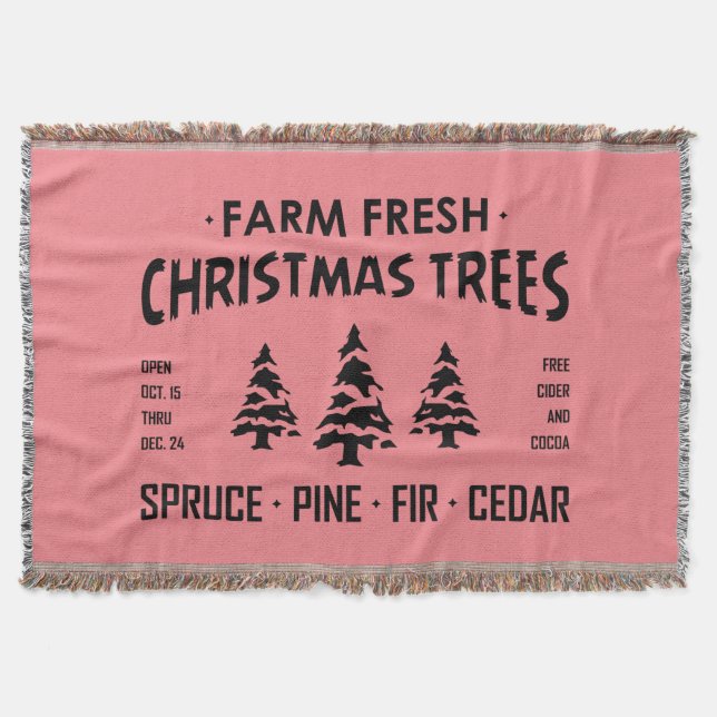 FARM FRESH JULGRANAR FILT (Framsidan)