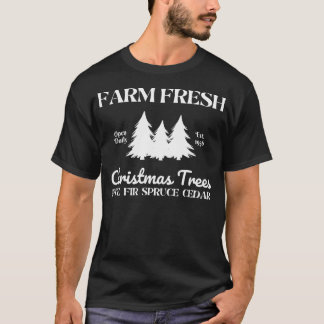 Farm Fresh Julgranar - Gräs Fir Spruce Cedar T Shirt
