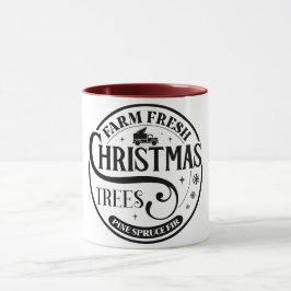 Farm Fresh Julgranar Gräs Spruce Fir Mugg