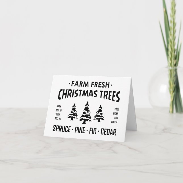 FARM FRESH JULGRANAR HELGKORT (Framsida)