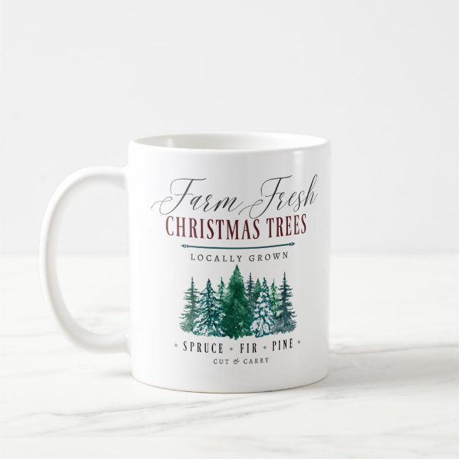 Farm Fresh Julgranar Kaffemugg (Vänster)