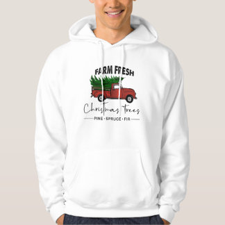Farm Fresh Julgranar Old Lastbil Hoodie