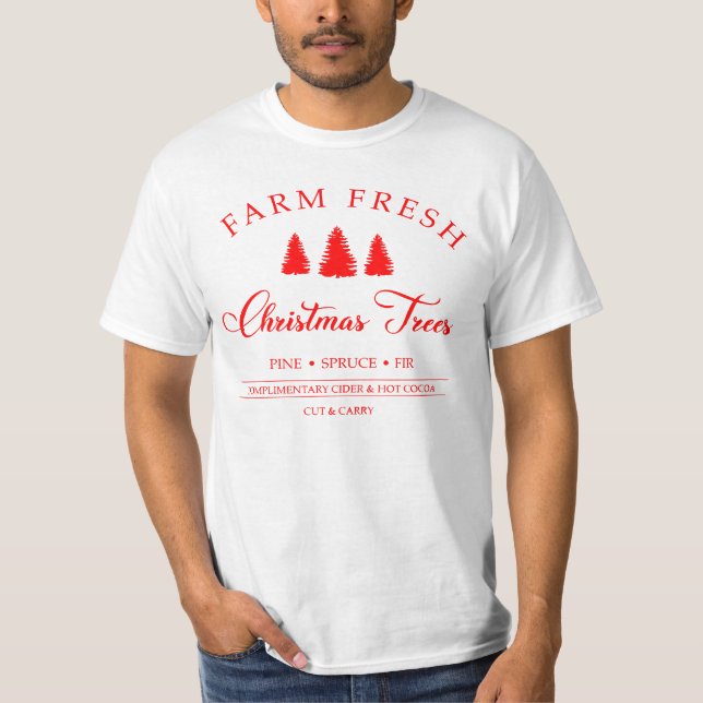 Farm Fresh Julgranar, Retro-julen, Chris T Shirt (Framsida)