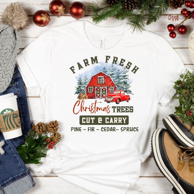 Farm Fresh Julgranar T Shirt (Skapare uppladdad)