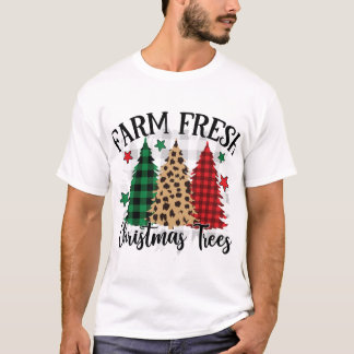 Farm Fresh Julgranar T Shirt