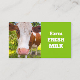 Farm Fresh Mjölk Visitkort