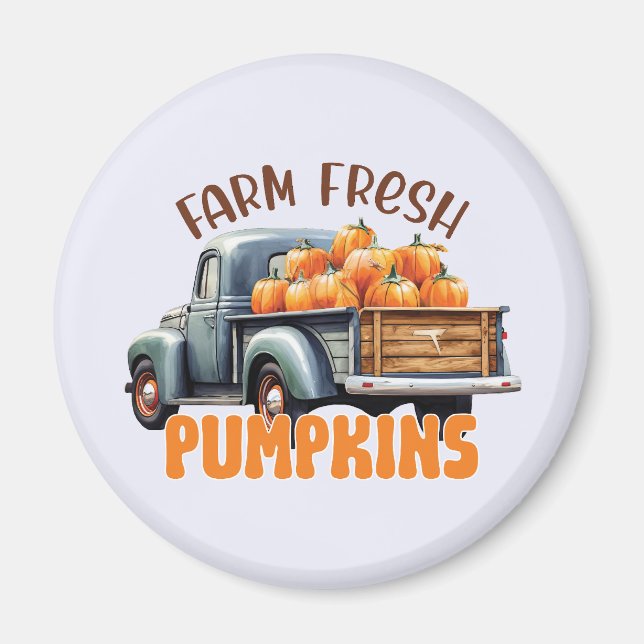 Farm Fresh Pumpkin Magnet (Framsidan)