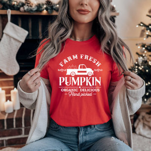 Farm Fresh Pumpkin Organic Delicious T Shirt