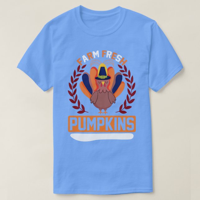 Farm Fresh Pumpkins T Shirt (Design framsida)