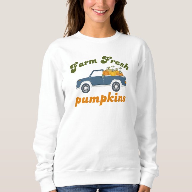 Farm Fresh Pumpkins T Shirt (Framsida)