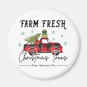 Farm Fresh Träd jul Magnet