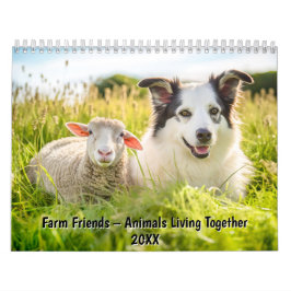 Farm Friends – Animals Living Together Kalender
