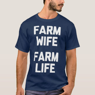 Farm-frun Farm Life Låtsa jordbruksgaranti T Shirt