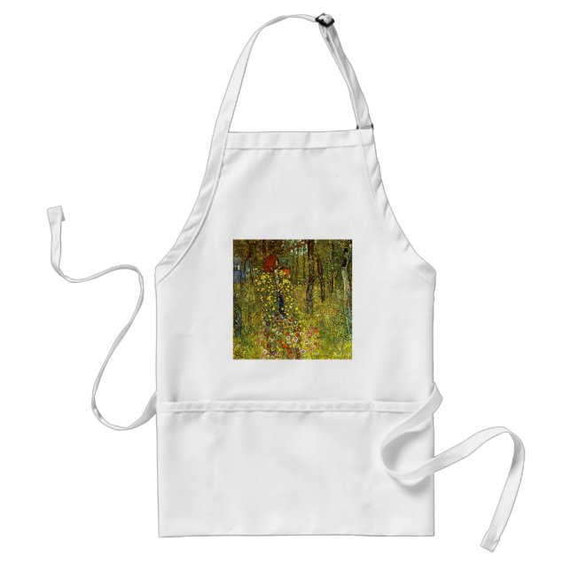 Farm Garden med Crucifix av Gustav Klimt Förkläde (Framsidan)
